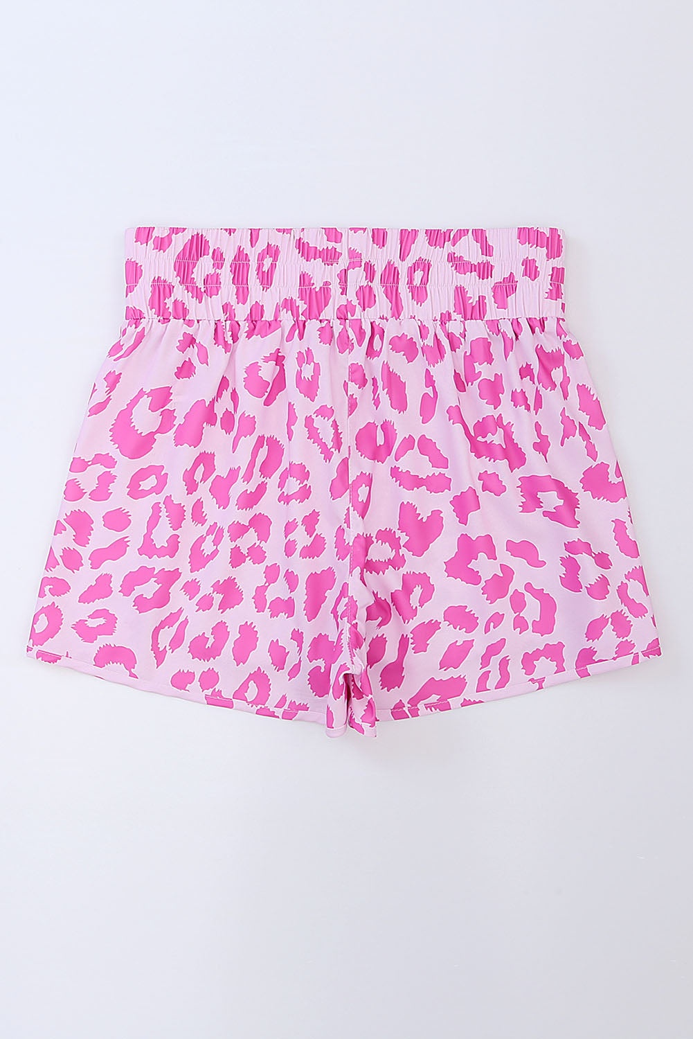 Leopard Elastic Waist Shorts - AllIn Computer