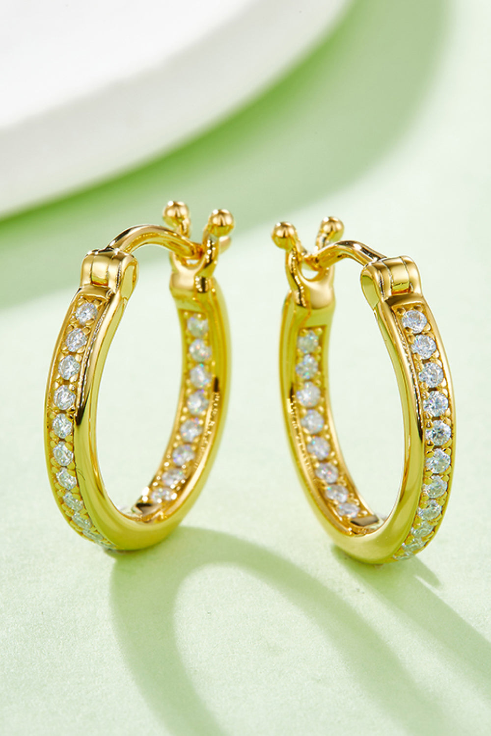 Adored Moissanite 925 Sterling Silver Earrings - AllIn Computer