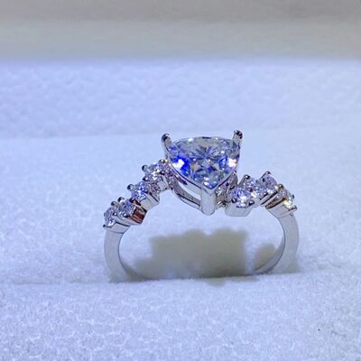 1 Carat Moissanite 925 Sterling Silver Ring - AllIn Computer