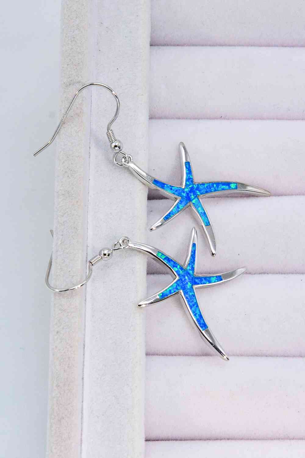 Opal Starfish Drop Earrings - AllIn Computer