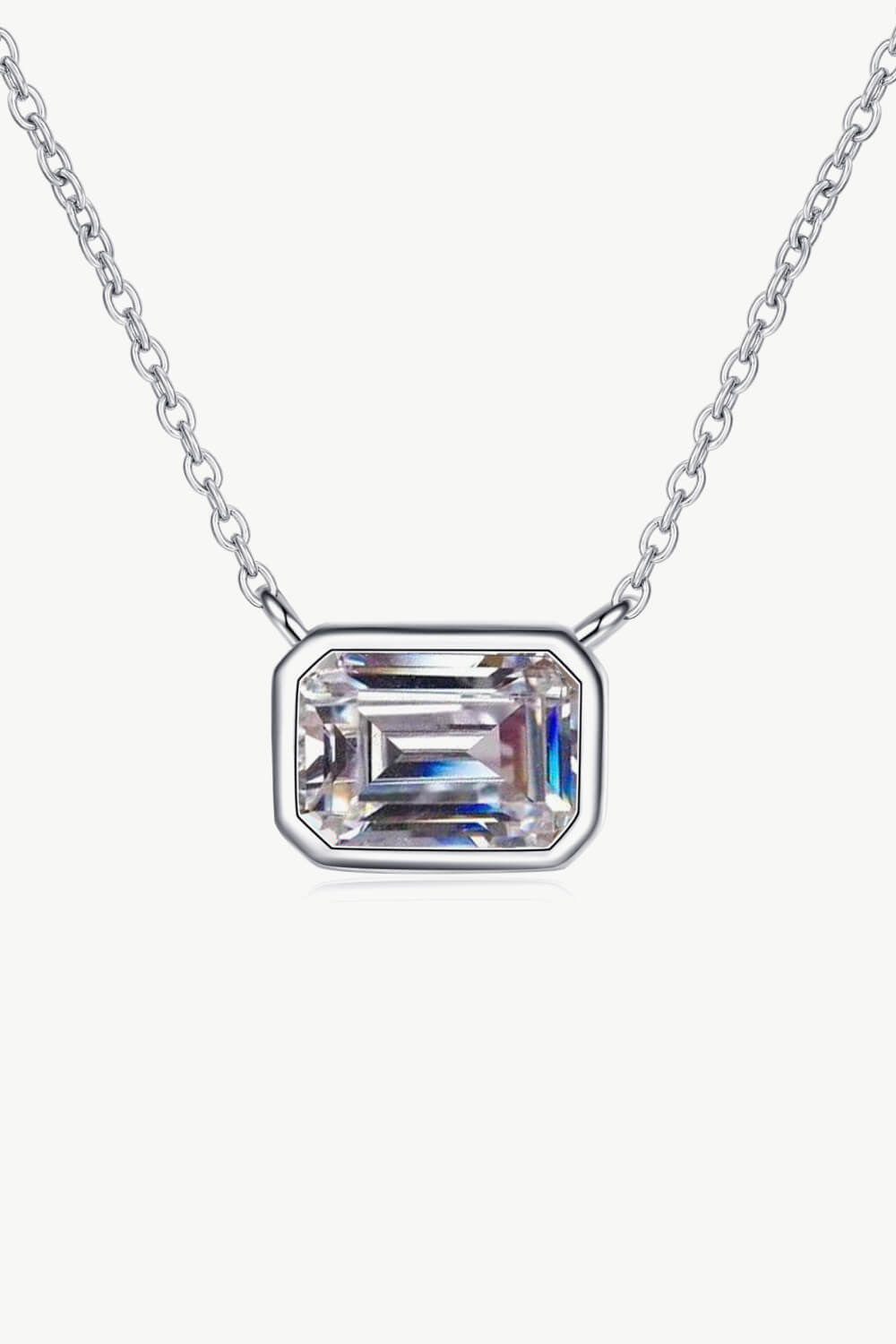 Beautiful Words 1 Carat Moissanite Pendant Necklace - AllIn Computer