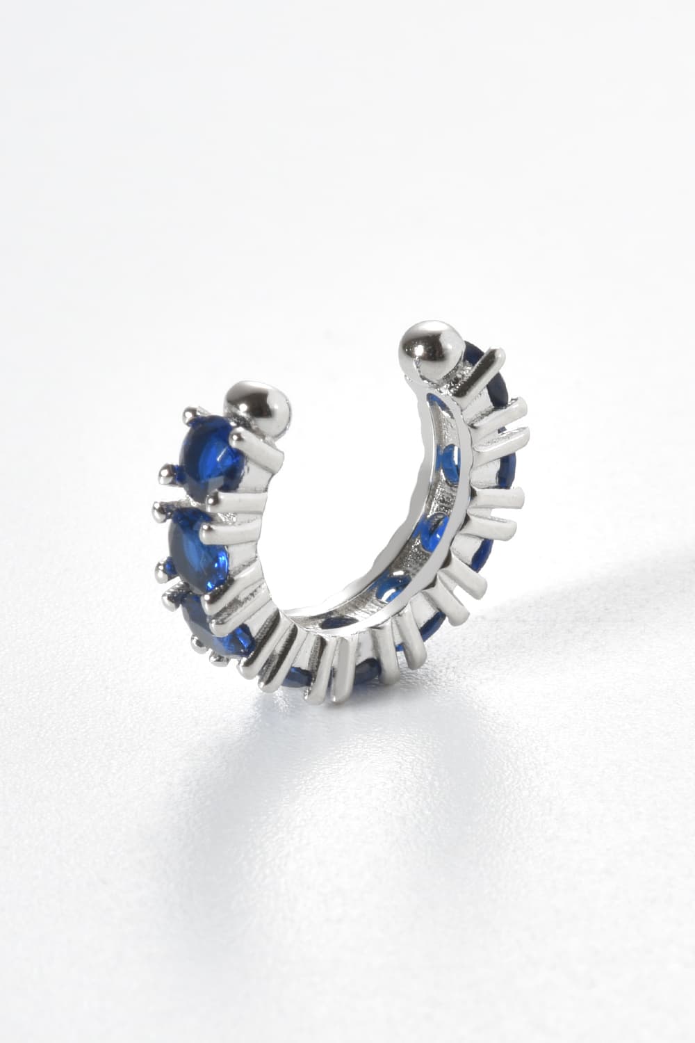 Inlaid Zircon Single Cuff Earring - AllIn Computer