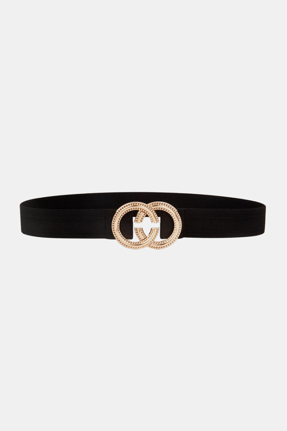 Double Hoop Buckle Elastic Belt - AllIn Computer