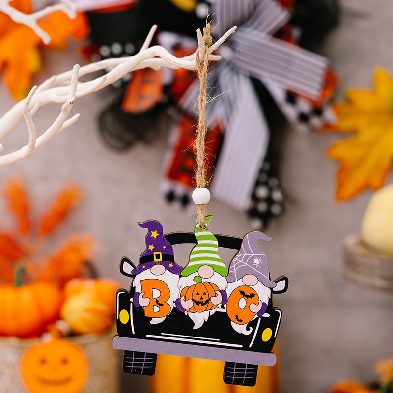 4-Piece Halloween Element Car-Shape Hanging Widgets - AllIn Computer
