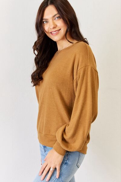HYFVE Round Neck Long Sleeve Top - AllIn Computer
