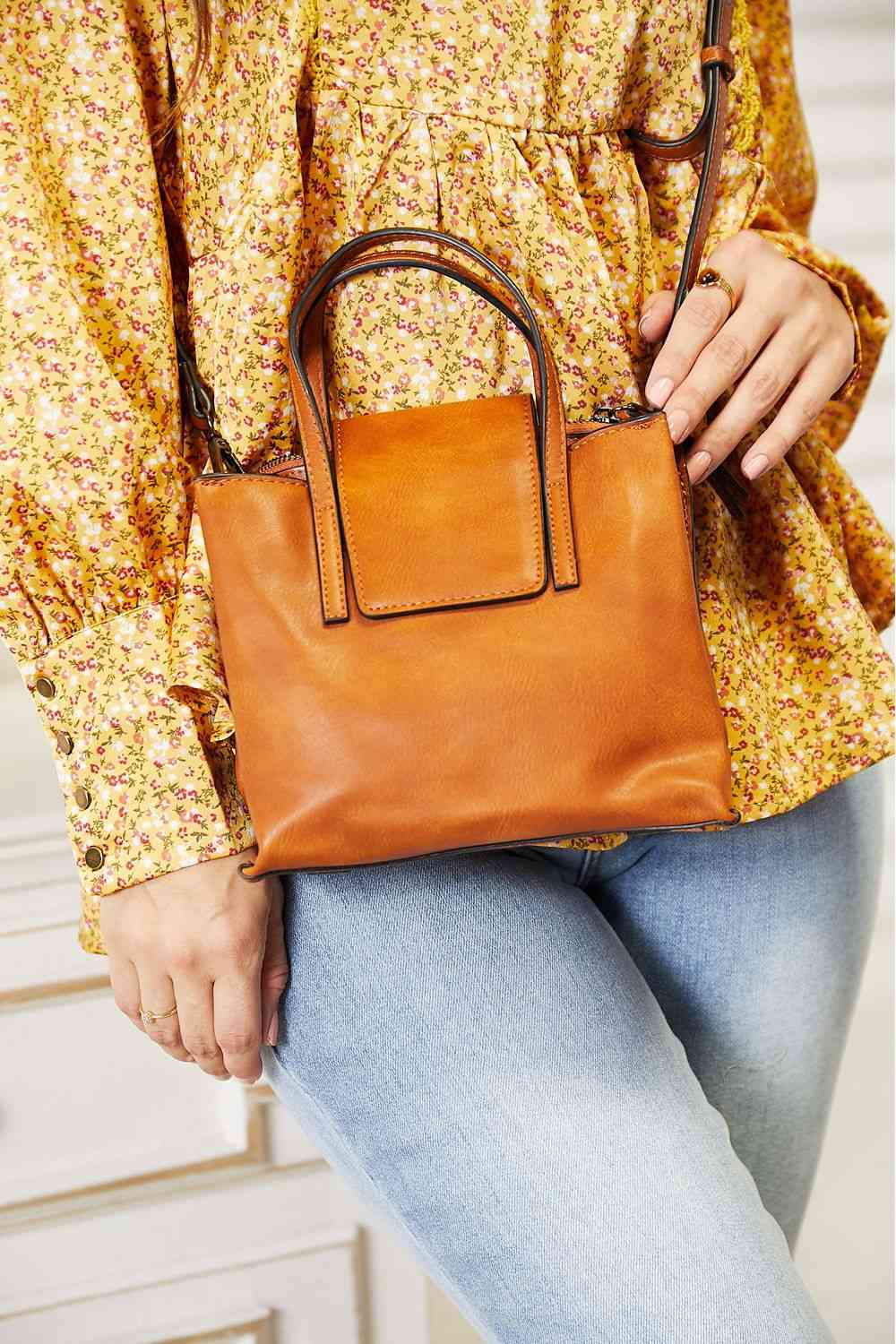 SHOMICO Multi-Compartment PU Crossbody Bag - AllIn Computer
