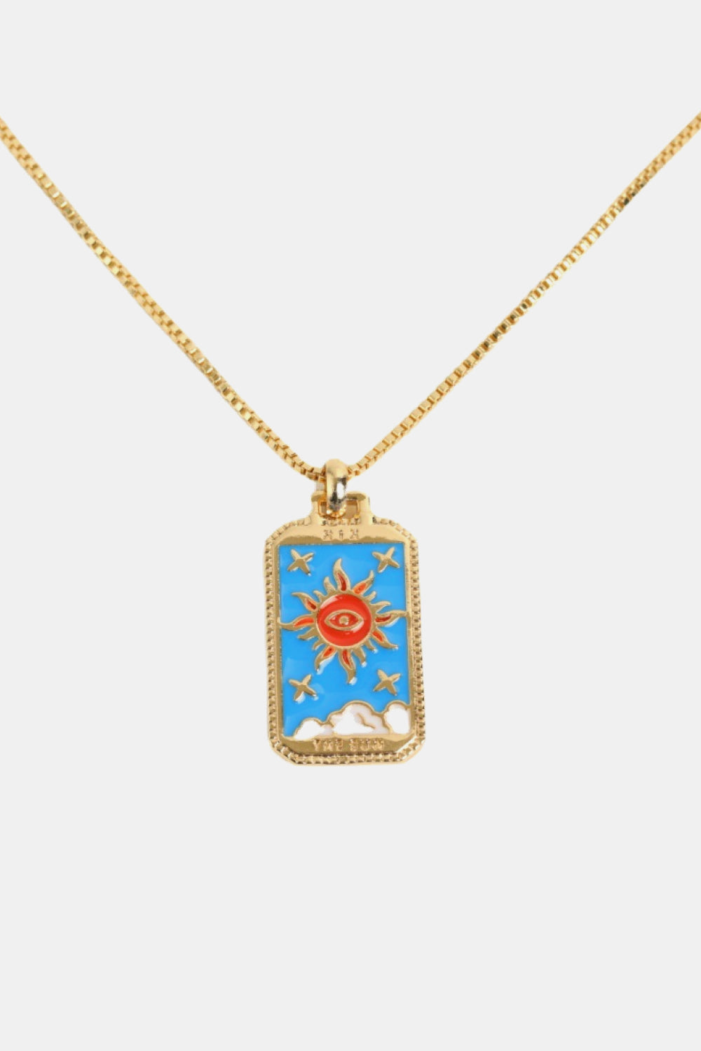 Tarot Card Pendant Copper Necklace - AllIn Computer