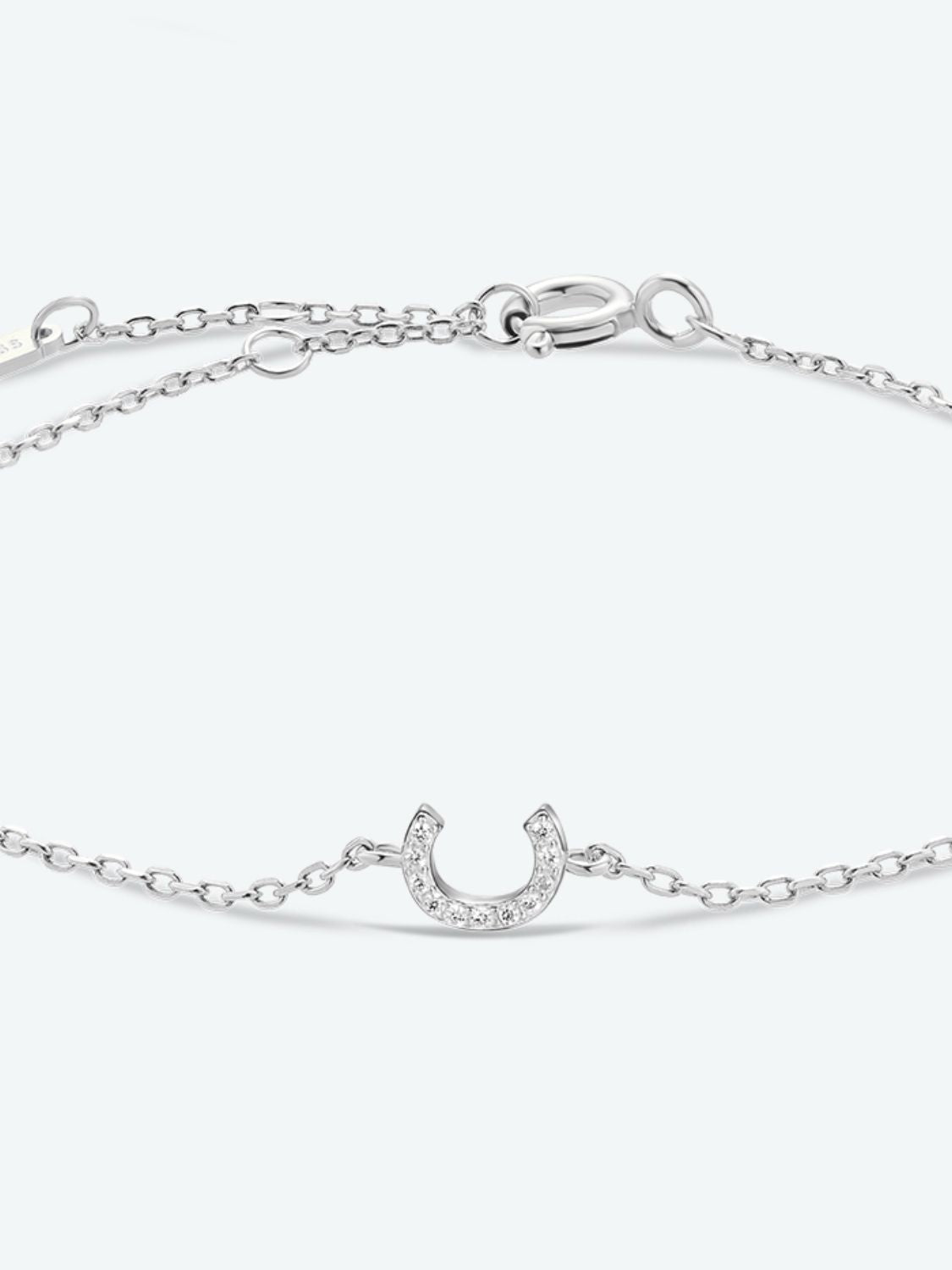 A To F Zircon 925 Sterling Silver Bracelet - AllIn Computer