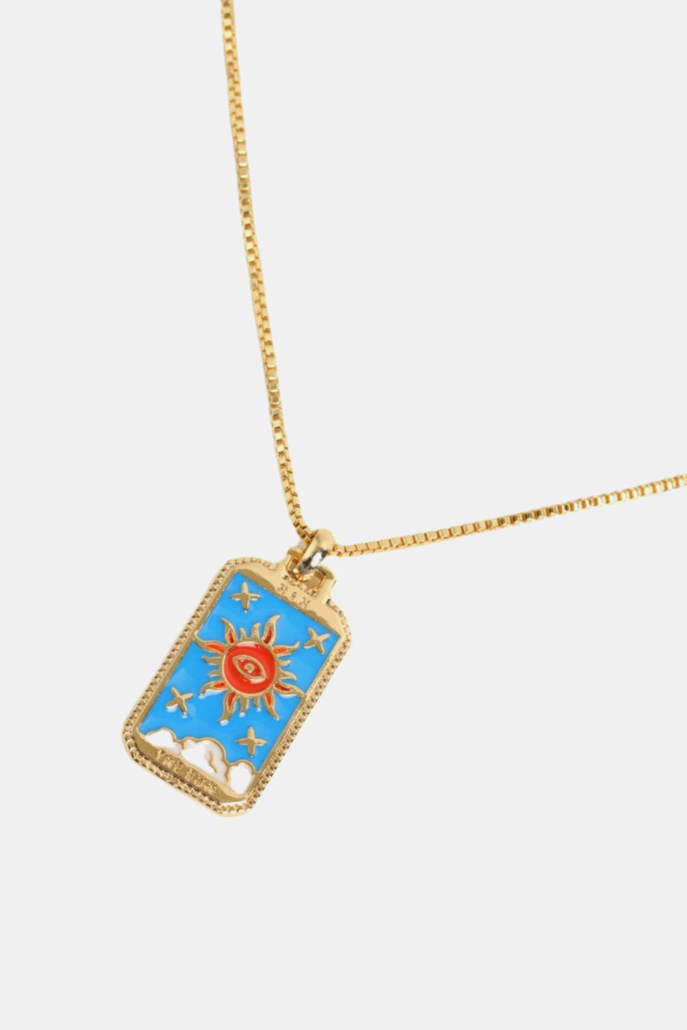 Tarot Card Pendant Copper Necklace - AllIn Computer
