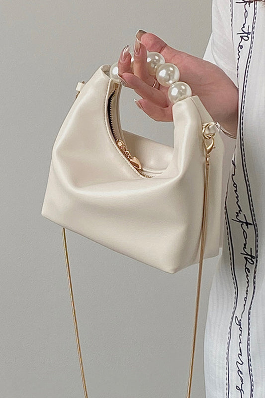 Adored PU Leather Pearl Handbag - AllIn Computer