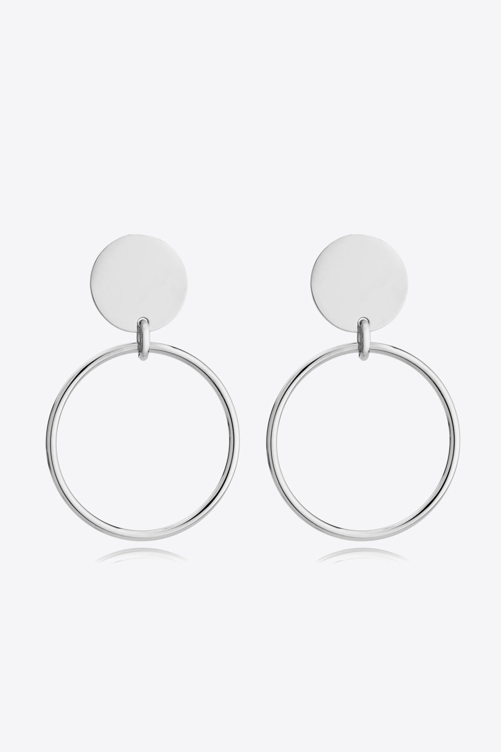 Gold-Plated Stainless Steel Drop Earrings - AllIn Computer