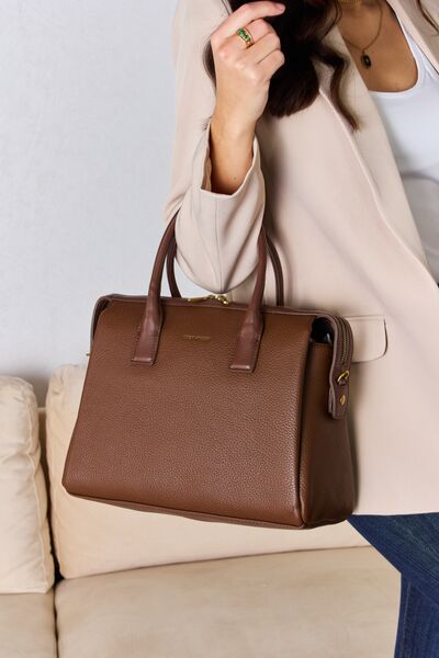 David Jones Medium PU Leather Handbag - AllIn Computer