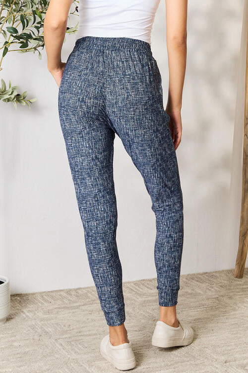 LOVEIT Heathered Drawstring Leggings with Pockets - AllIn Computer