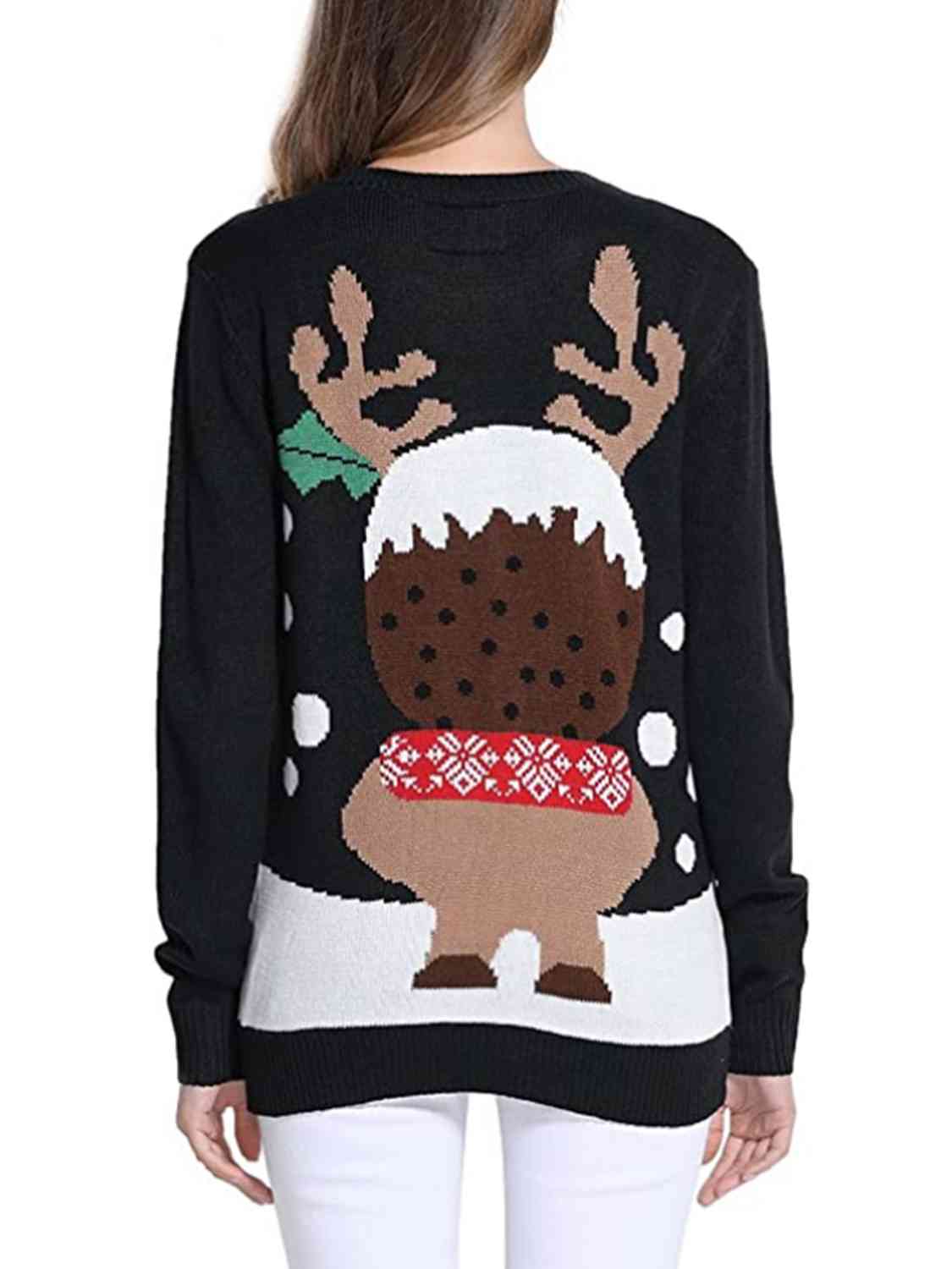 Rudolph Round Neck Sweater - AllIn Computer