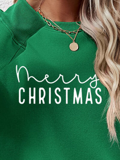 MERRY CHRISTMAS Dropped Shoulder Sweatshirt - AllIn Computer