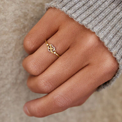 Number 8 Heart 925 Sterling Silver Ring - AllIn Computer
