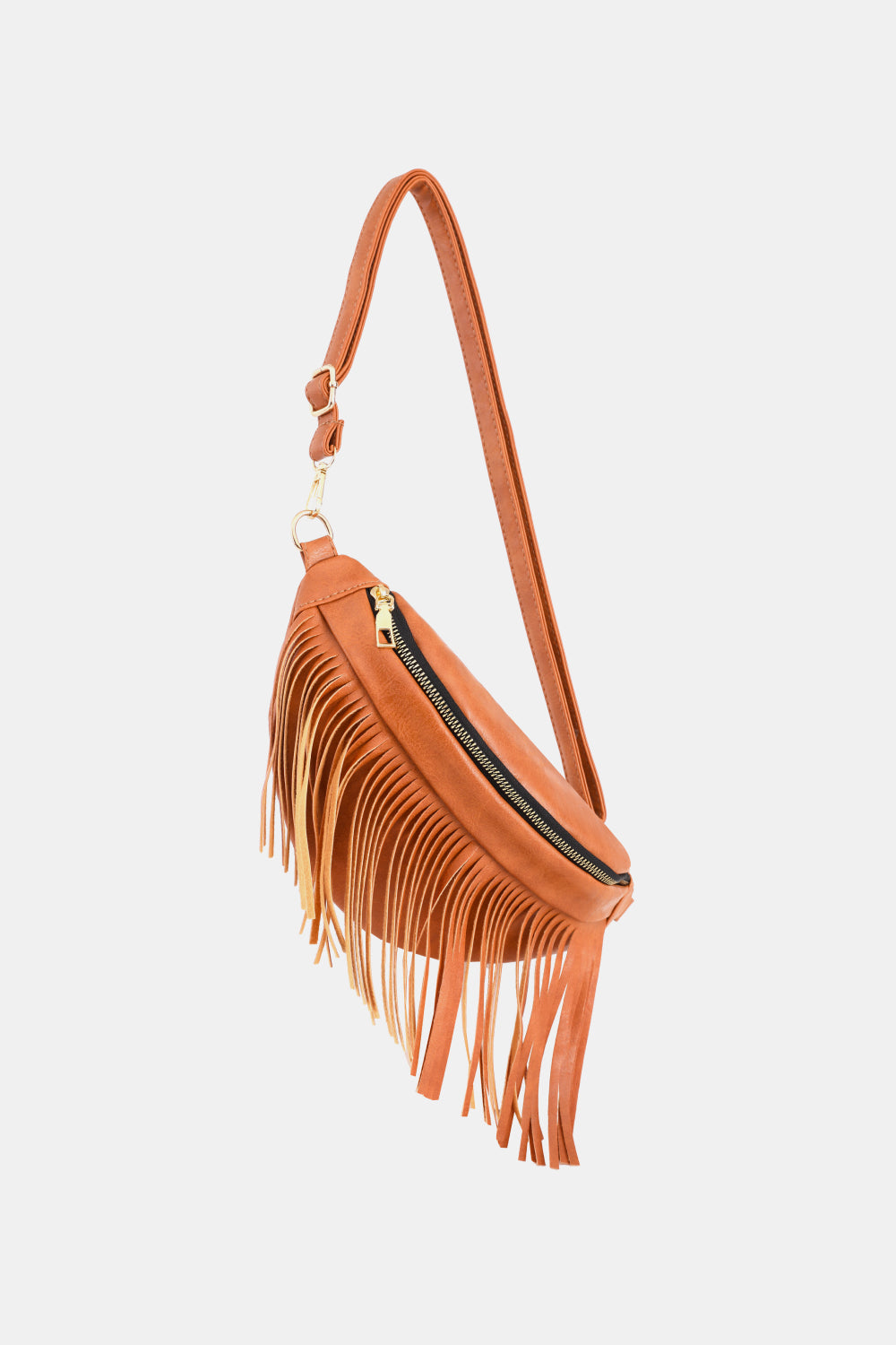 Fringed PU Leather Sling Bag - AllIn Computer