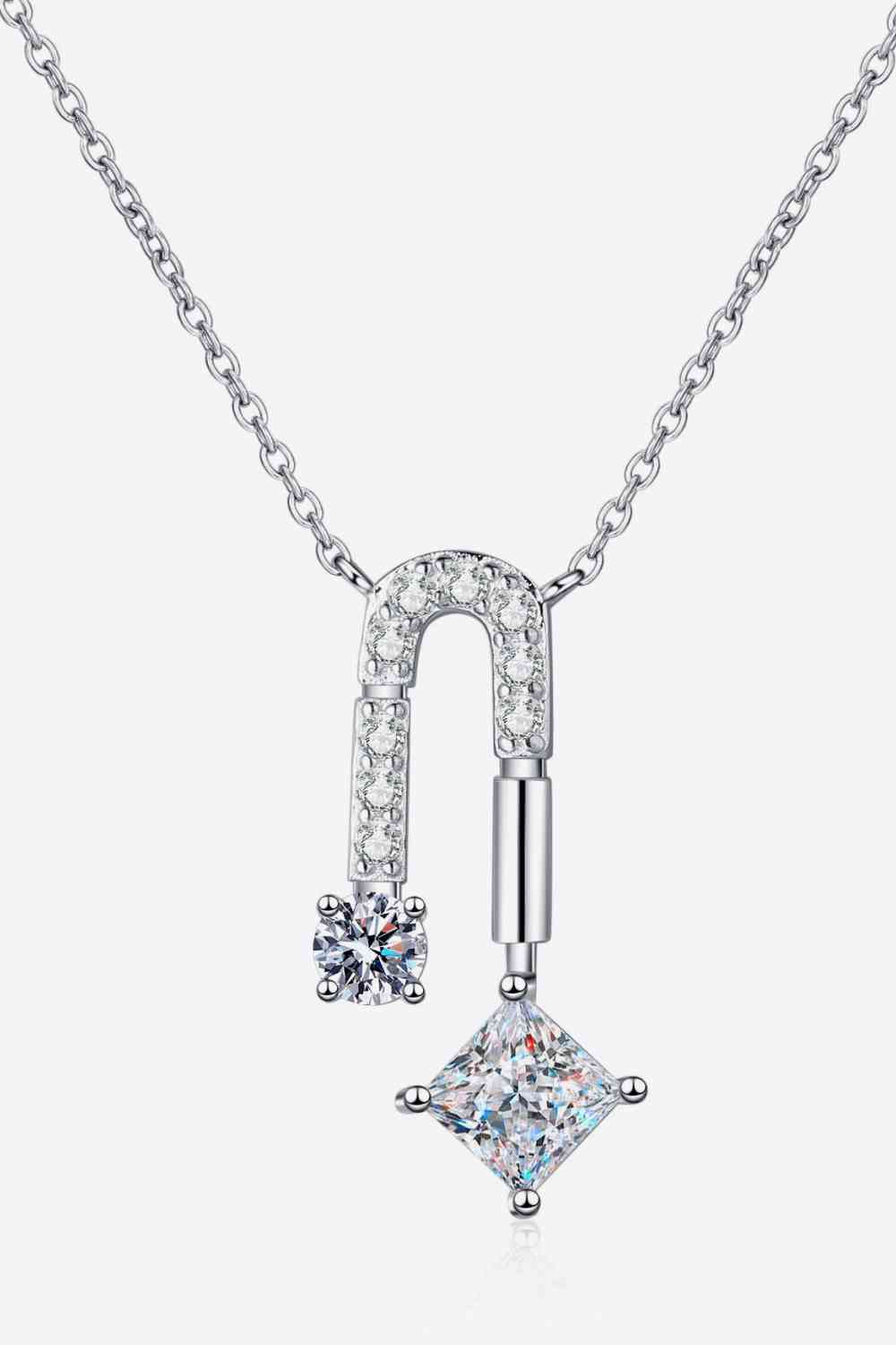 1.3 Carat Moissanite 925 Sterling Silver Necklace | Jewelry | DY-N, Jewelry, Moissanite, Moissanite jewelry, pendant necklace, Ship From Overseas | Trendsi