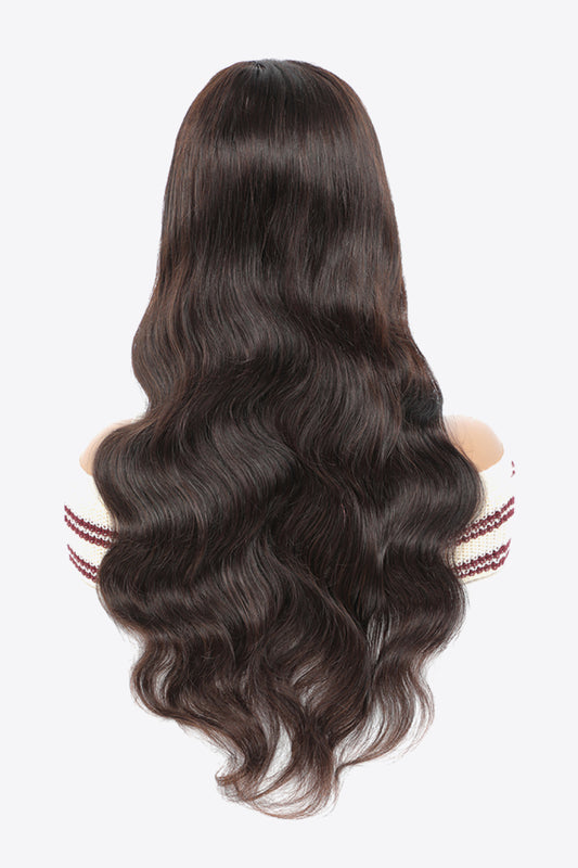 20" 13x4 Lace Front Wigs Body Wave Human Virgin Hair Natural Color 150% Density - AllIn Computer