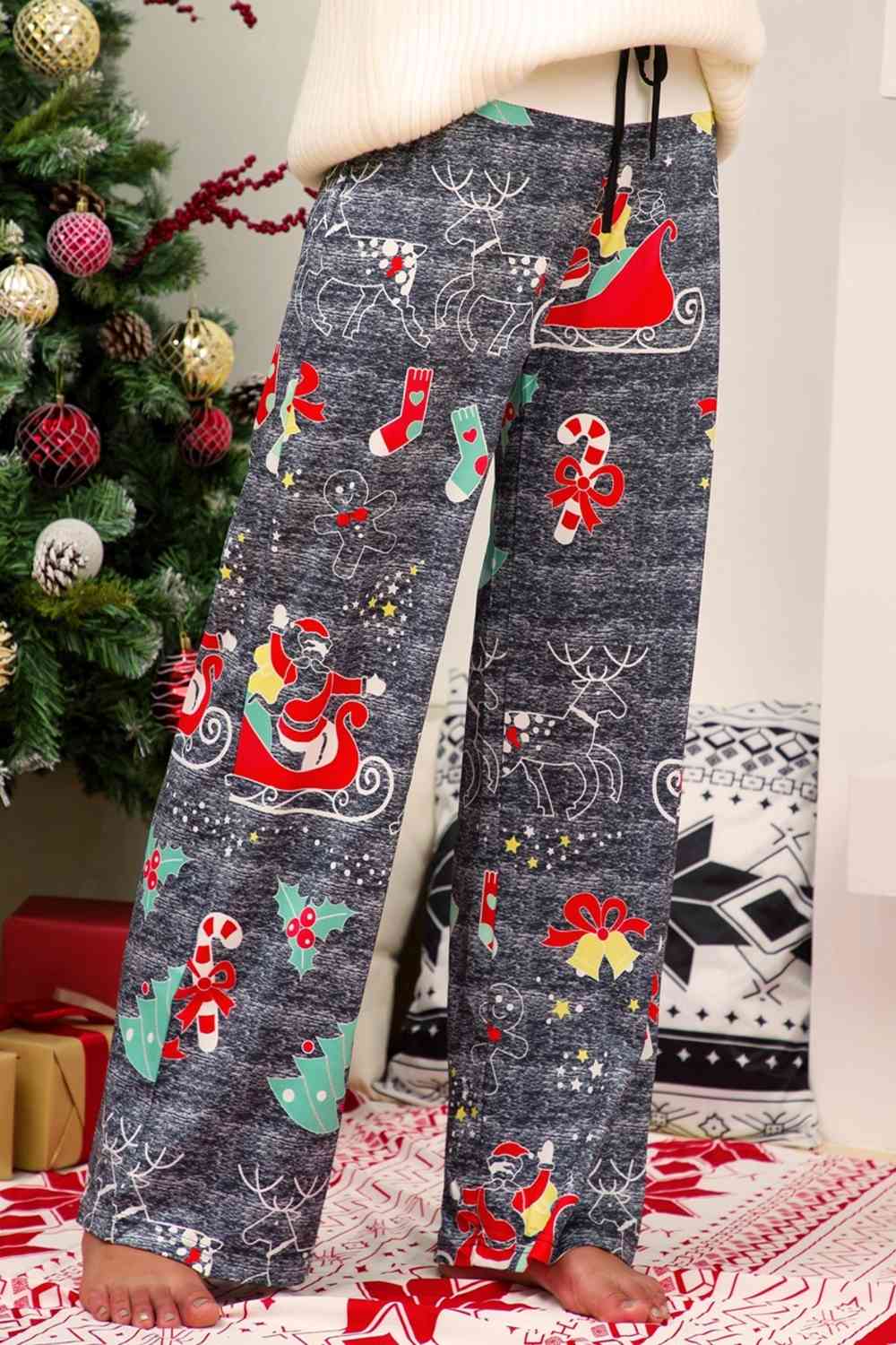 Christmas Straight Leg Pants - AllIn Computer