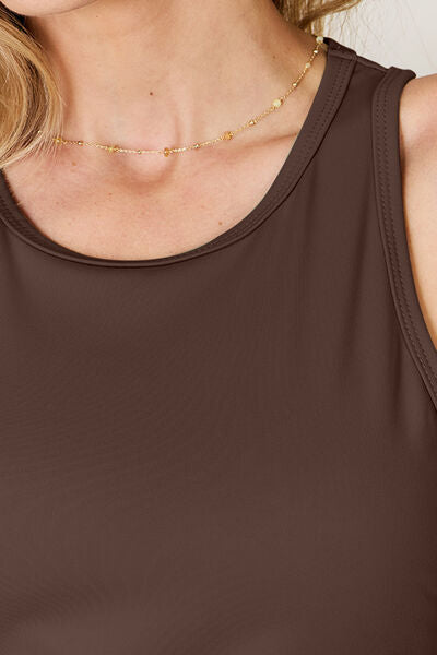Basic Bae Full Size Round Neck Racerback Tank - AllIn Computer