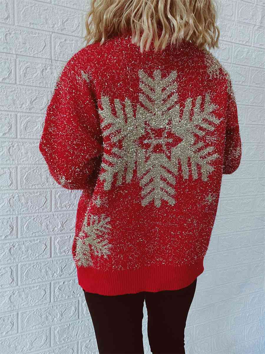 Christmas Element Round Neck Sweater - AllIn Computer