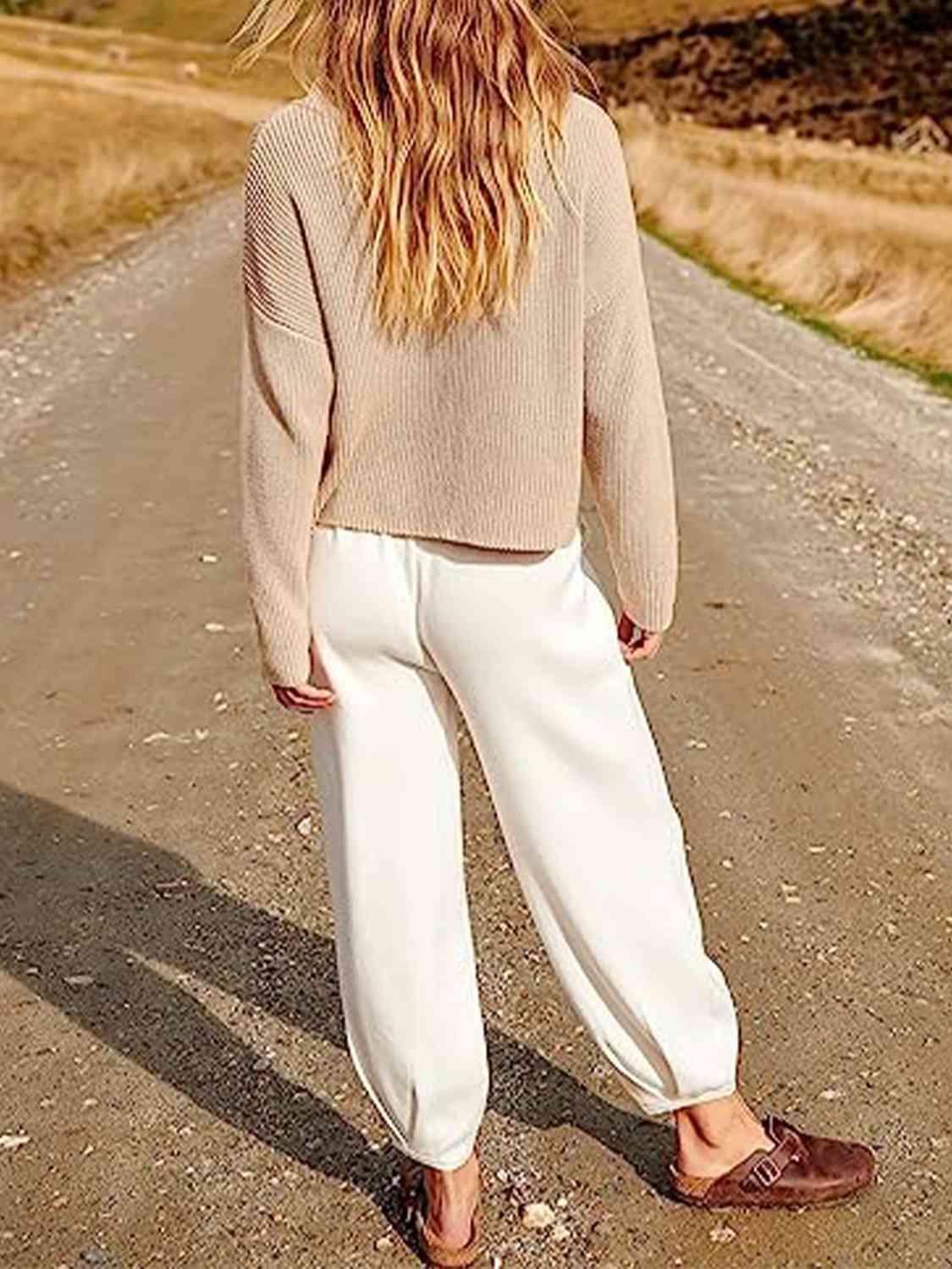 Knit Top and Joggers Set - AllIn Computer