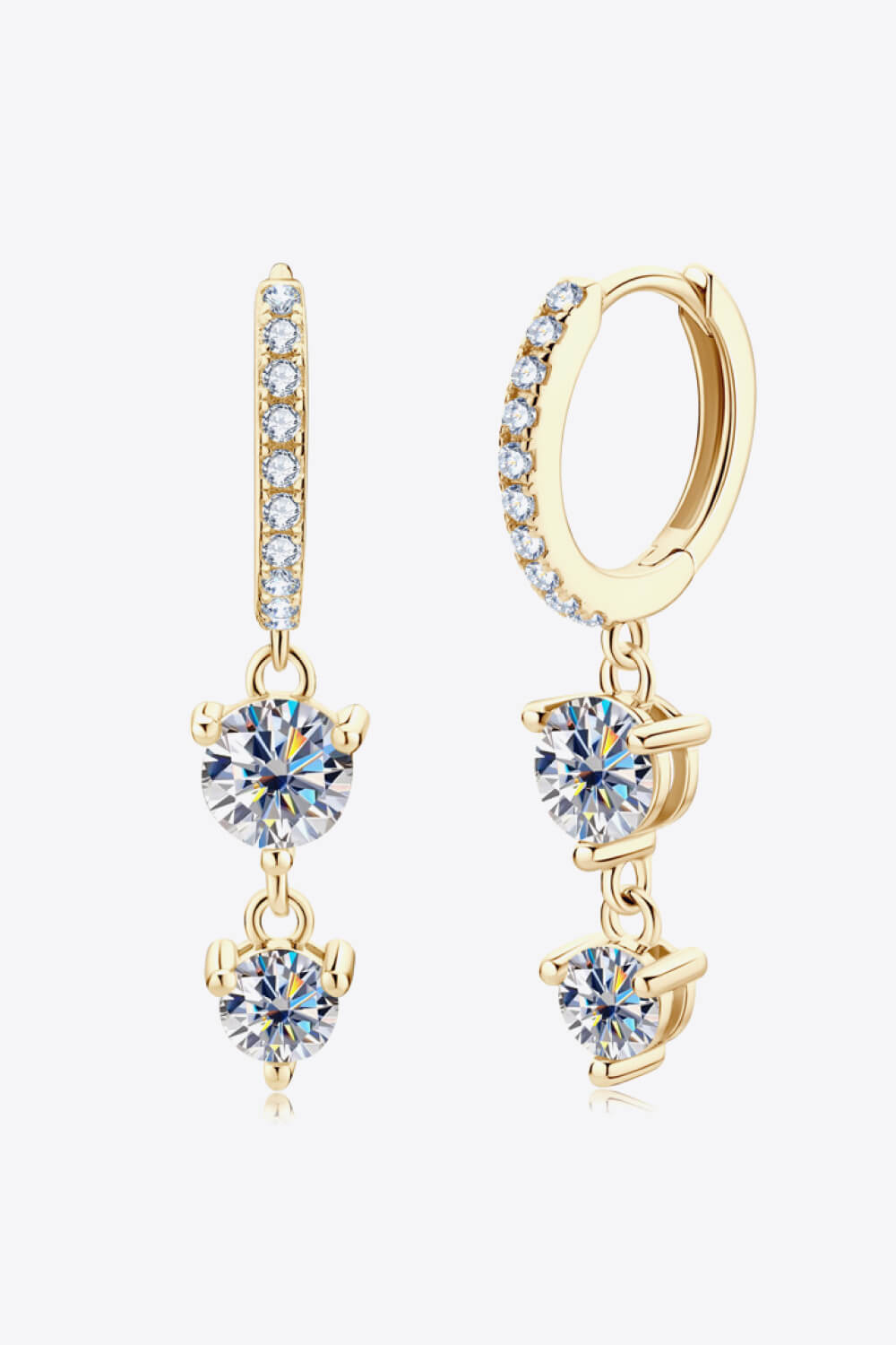 Adored Be The One Moissanite Drop Earrings - AllIn Computer