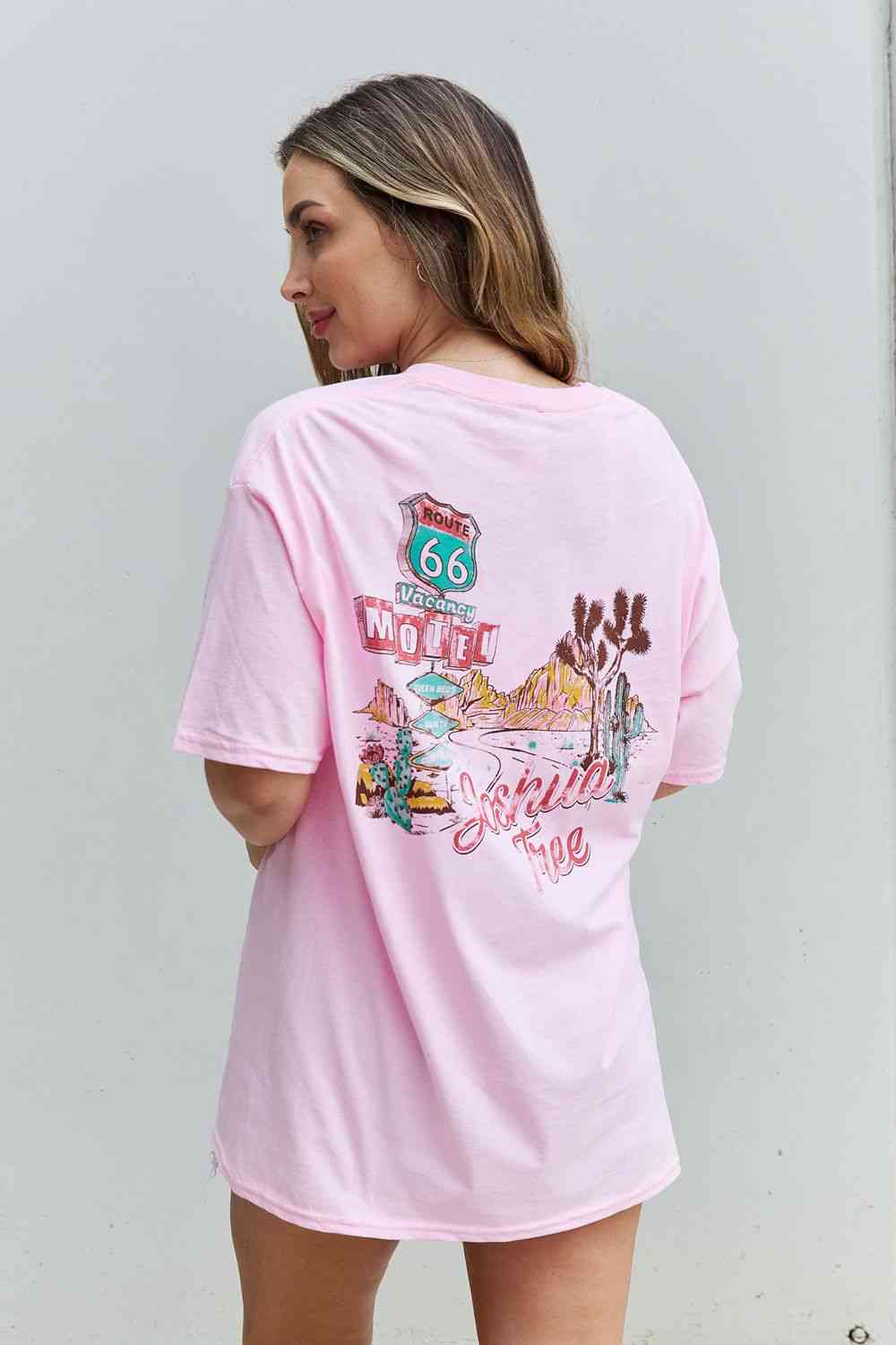 Sweet Claire "Wish You Were Here" Oversized Graphic T-Shirt - AllIn Computer