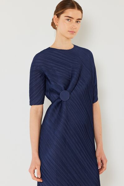 Marina West Swim Pleated Dolman Sleeve Dress - AllIn Computer