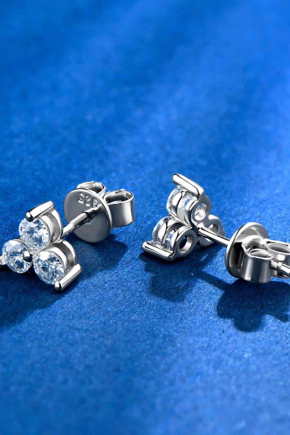 Moissanite 925 Sterling Silver Stud Earrings | Jewelry | AINUOSHI, Jewelry, Moissanite, Moissanite jewelry, Ship From Overseas, stud earrings | Trendsi