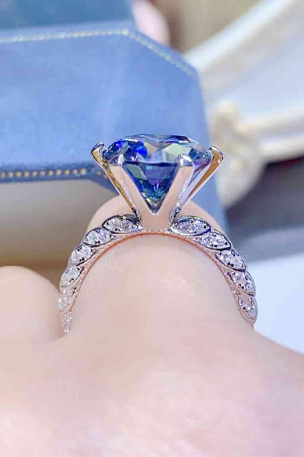 5 Carat Moissanite 925 Sterling Silver Ring - AllIn Computer