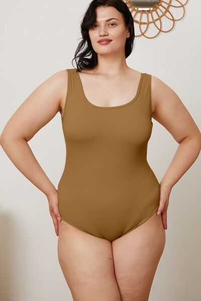 Basic Bae Full Size Square Neck Sleeveless Bodysuit - AllIn Computer