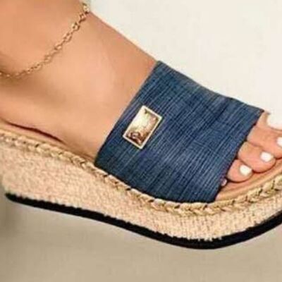 PU Leather Open Toe Sandals - AllIn Computer
