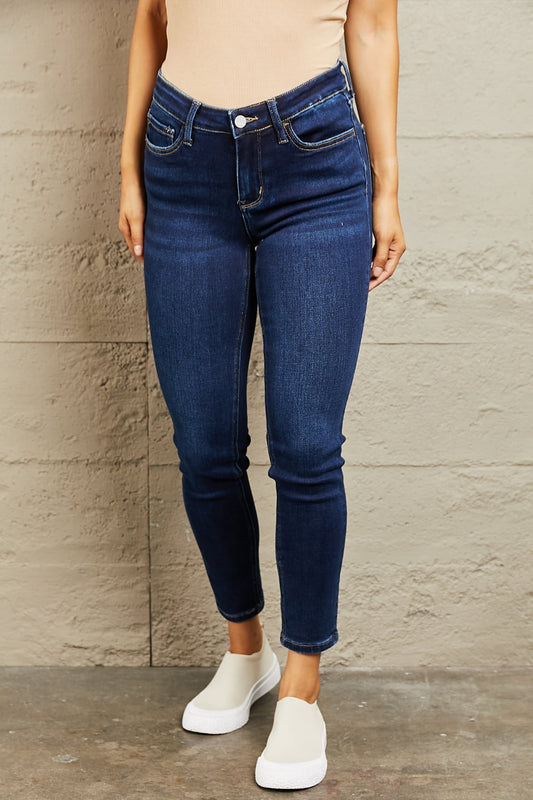 BAYEAS Mid-Rise Slim Jeans - AllIn Computer