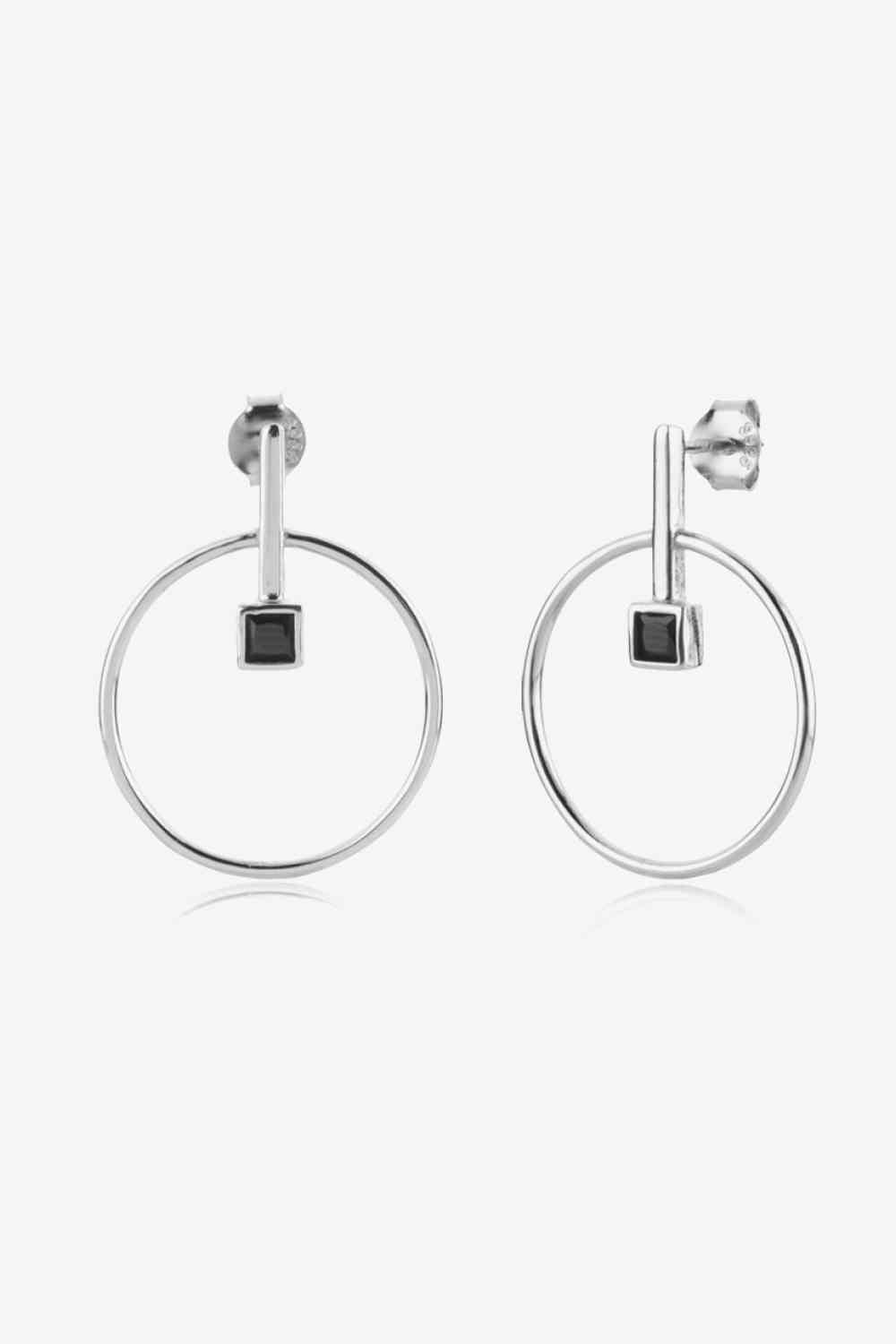 Zircon Decor 925 Sterling Silver Earrings - AllIn Computer