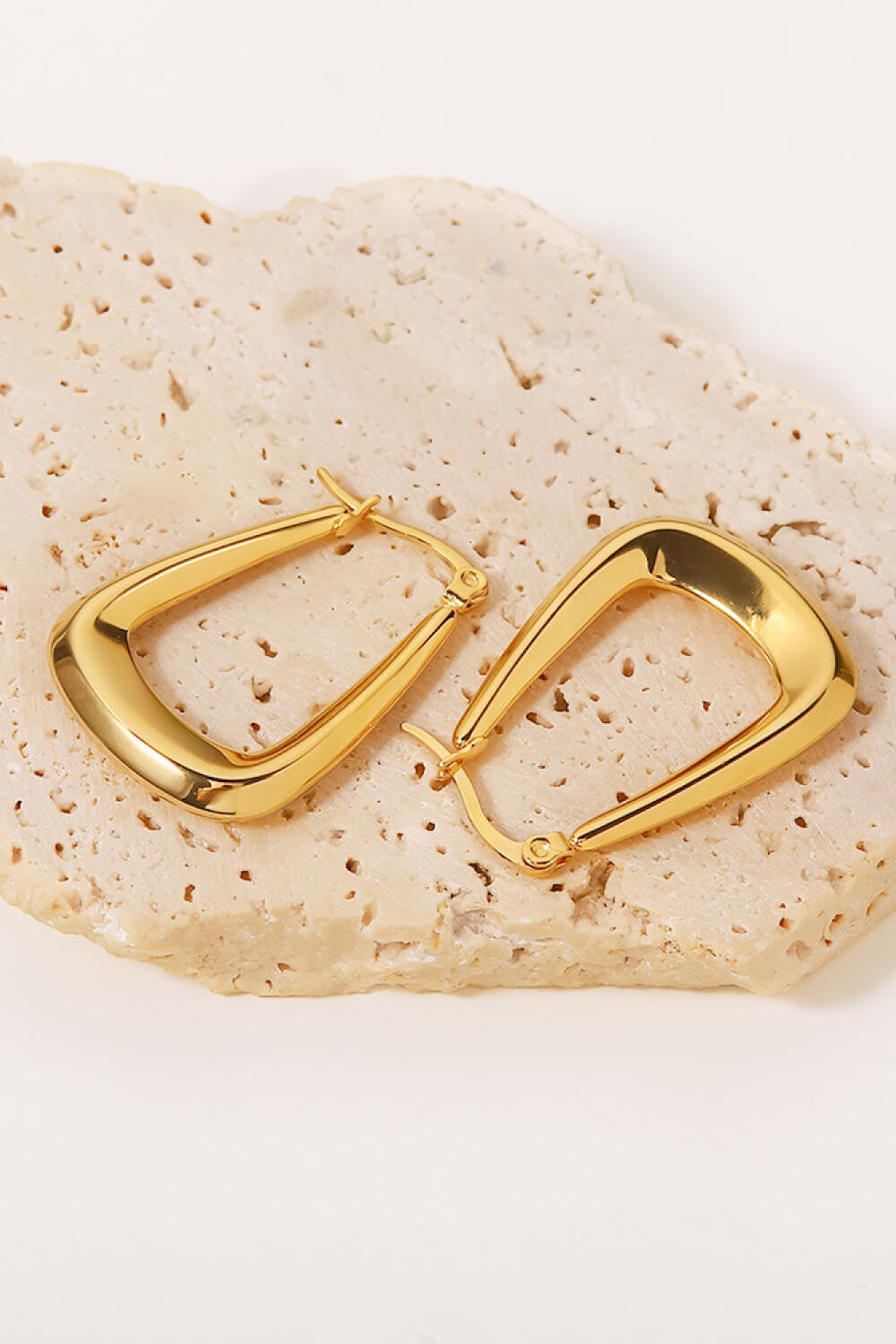 18K Gold-Plated Geometric Earrings - AllIn Computer