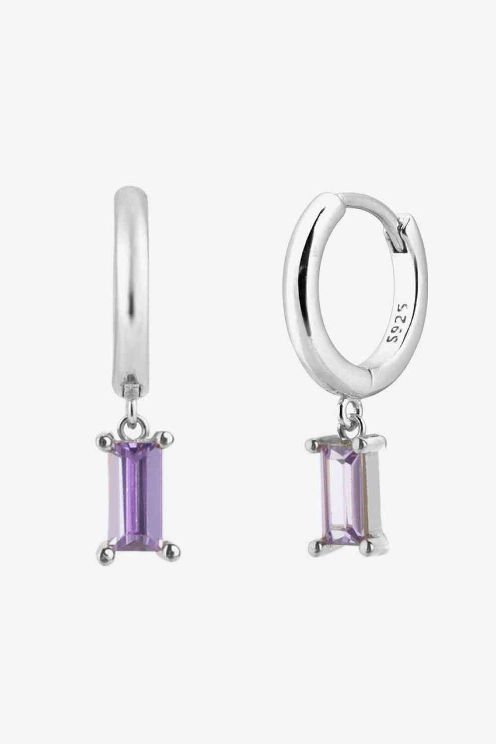 Zircon Huggie Drop Earrings - AllIn Computer