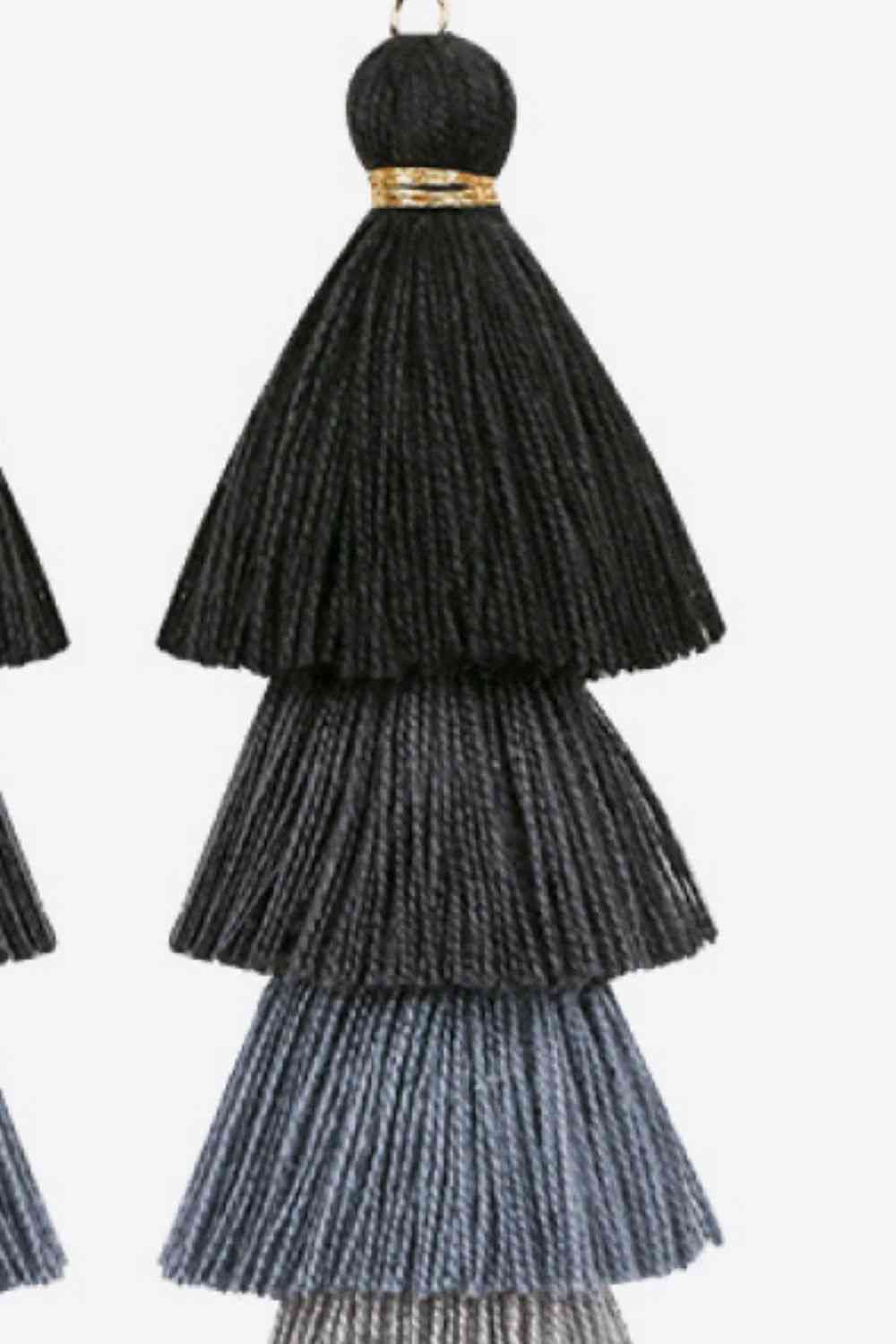 Layered Tassel Earrings - AllIn Computer