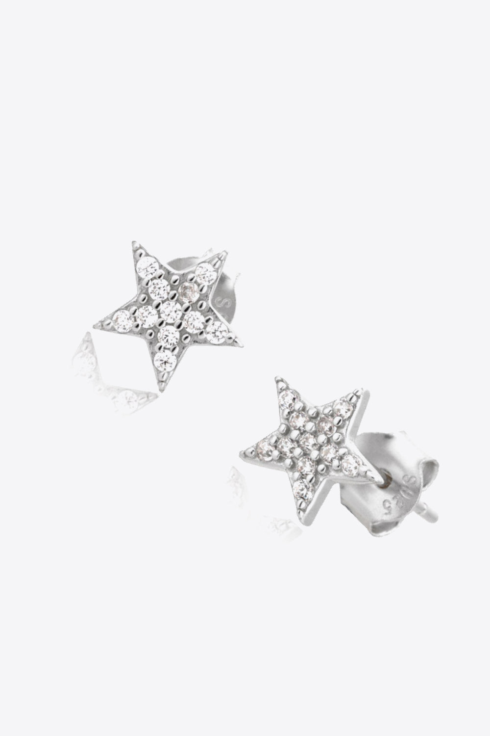 Zircon Decor Star Stud Earrings - AllIn Computer