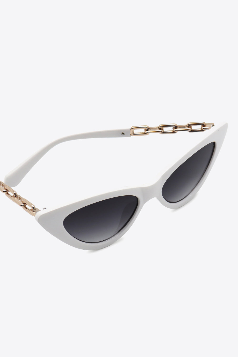 Chain Detail Cat-Eye Sunglasses - AllIn Computer