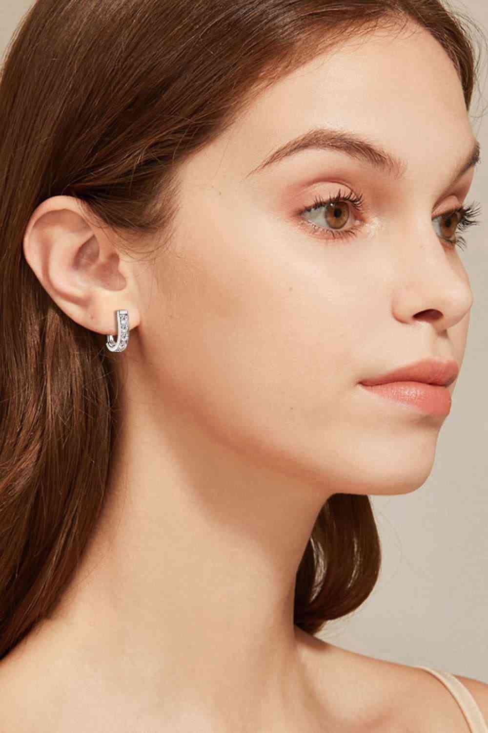 1 Carat Moissanite 925 Sterling Silver Earrings - AllIn Computer