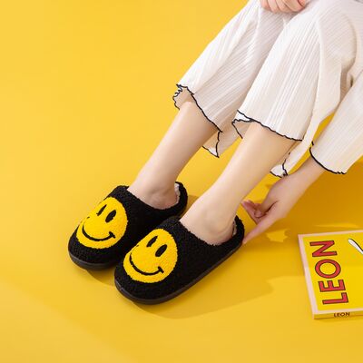 Melody Smiley Face Slippers - AllIn Computer