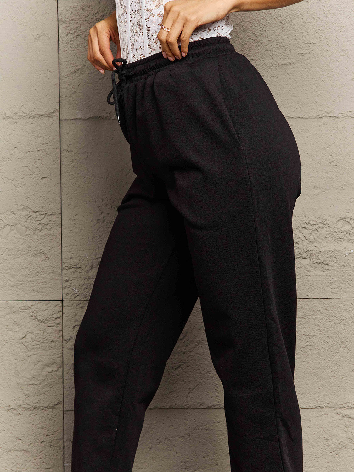 Simply Love Full Size Drawstring Sweatpants - AllIn Computer