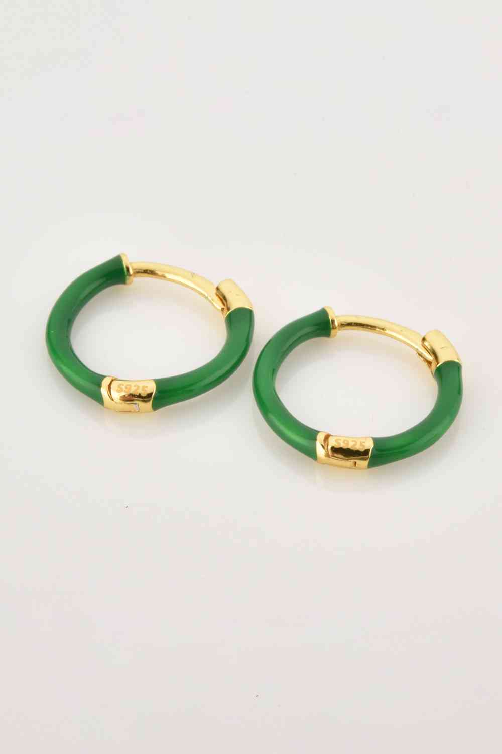 925 Sterling Silver Huggie Earrings - AllIn Computer
