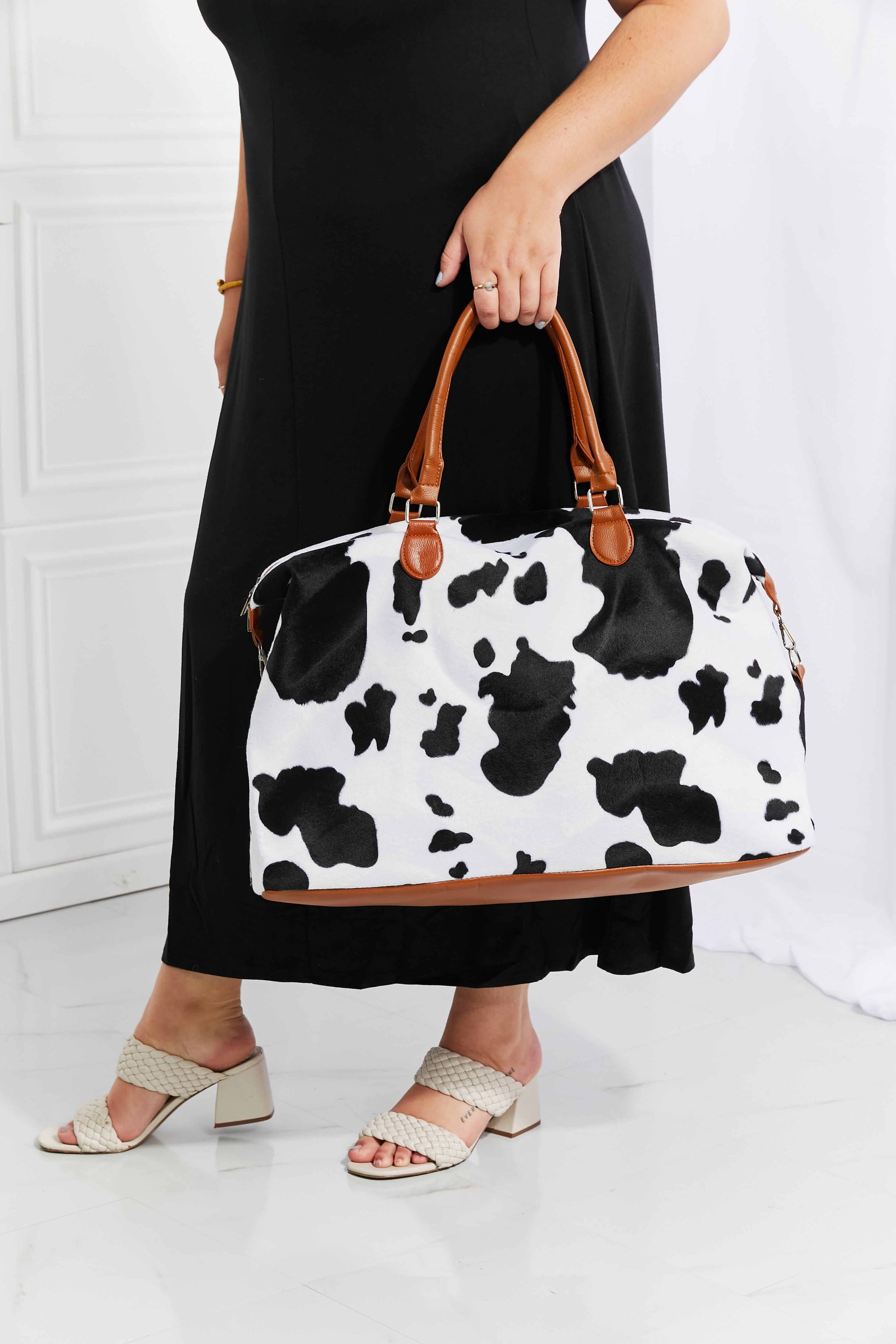 Animal Print Plush Weekender Bag - AllIn Computer