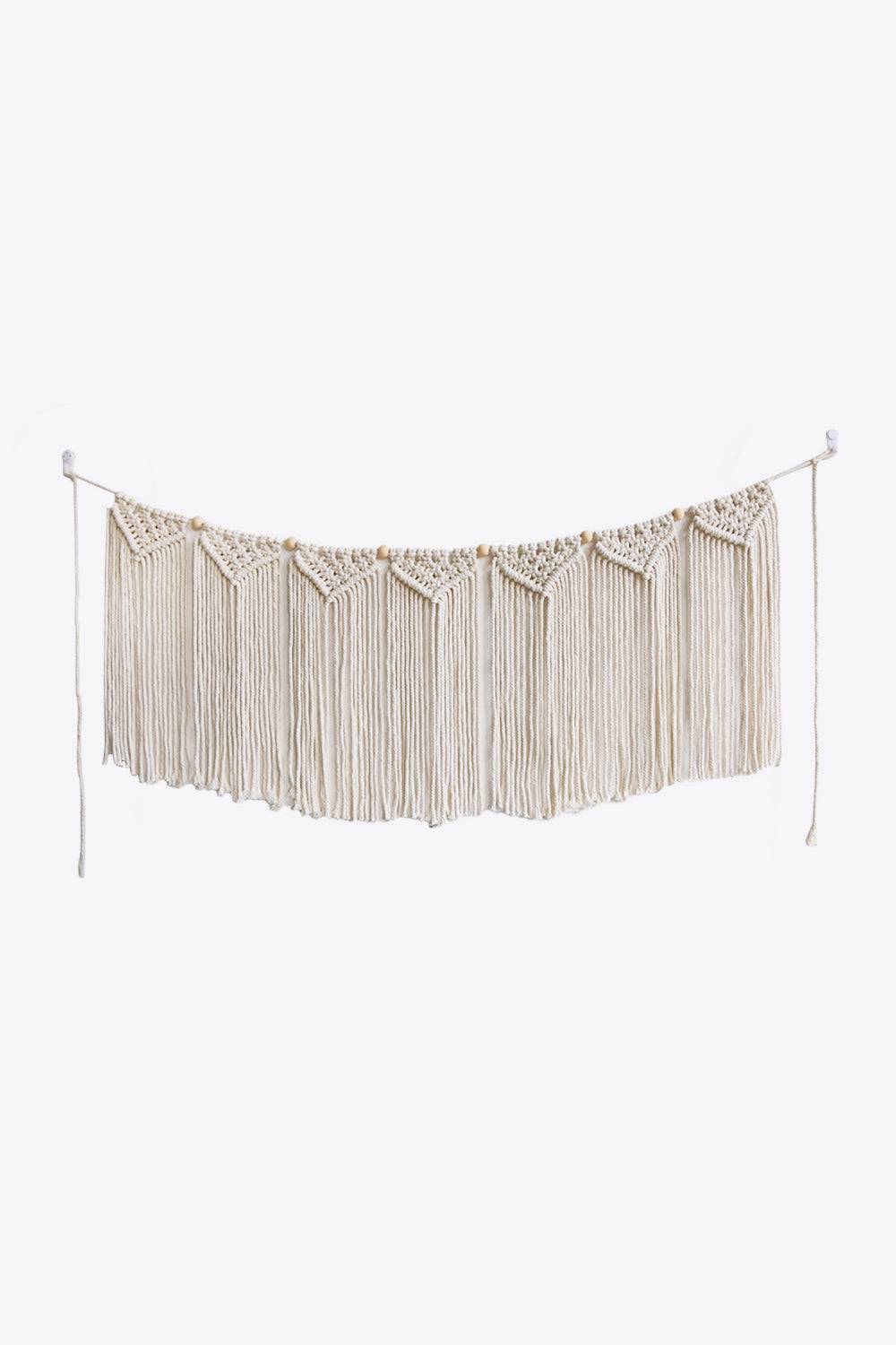 Fully Handmade Fringe Macrame Hanging Wall Piece - AllIn Computer