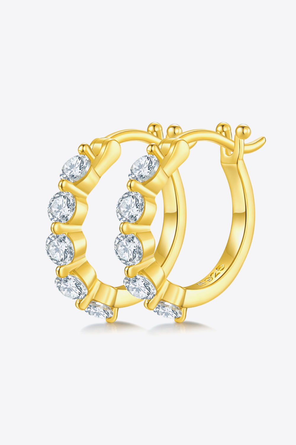 Adored 1 Carat Moissanite 925 Sterling Silver Earrings - AllIn Computer