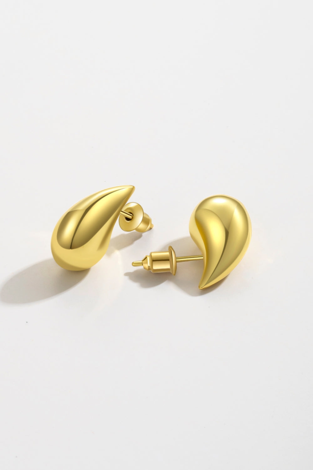 Water Drop Brass Earrings - AllIn Computer