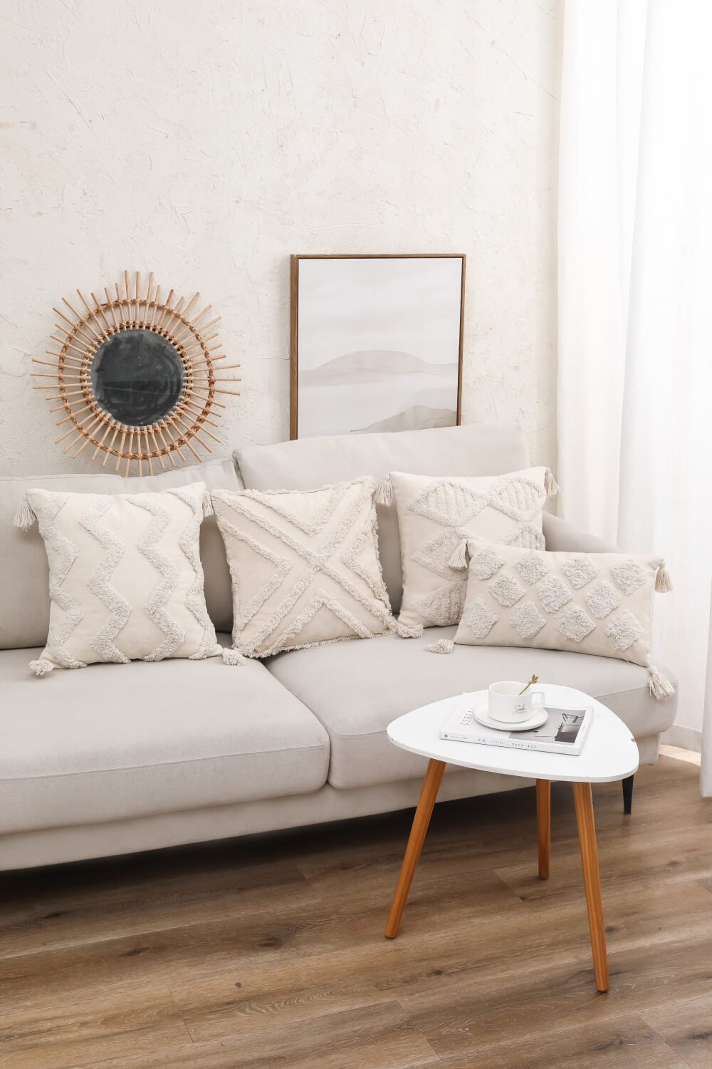 Fringe Decorative Throw Pillow Case - AllIn Computer